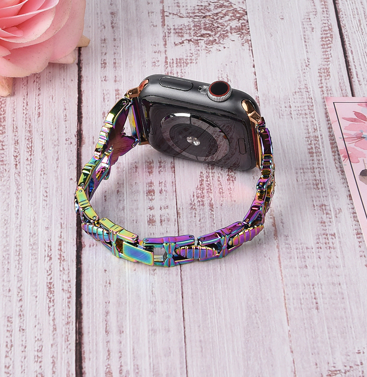 Small Butterfly Alloy Smart Watch Band - Kaldas Online Shopping