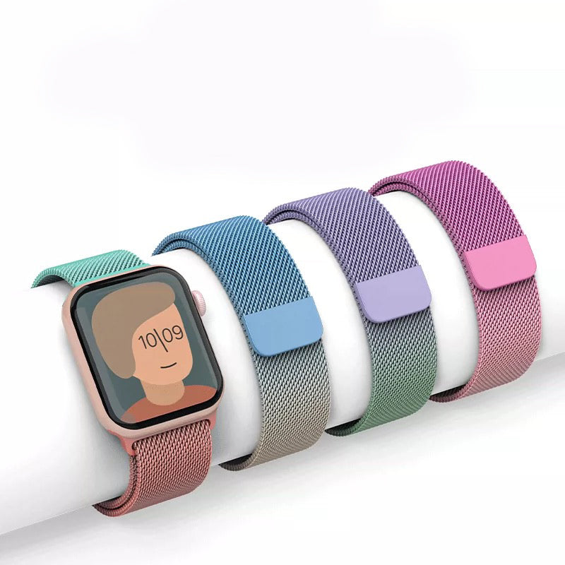 Gradient Sunset Metal Magnetic Watch Band - Kaldas Online Shopping