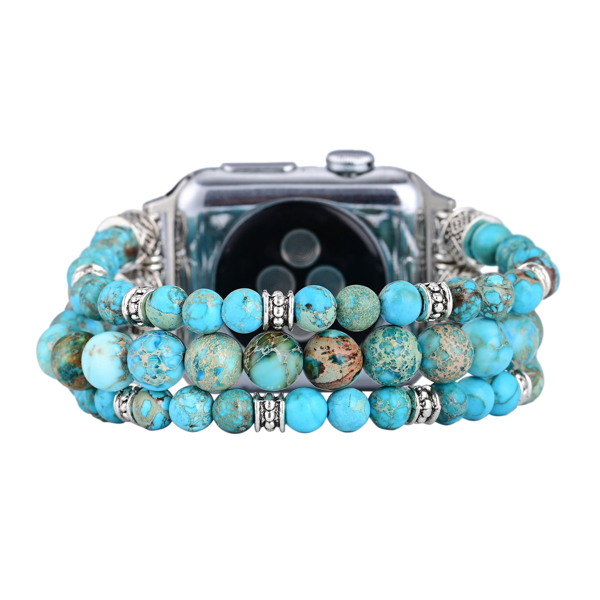 Fashionable All-match Turquoise Beaded Watch Band - Kaldas Online Shopping