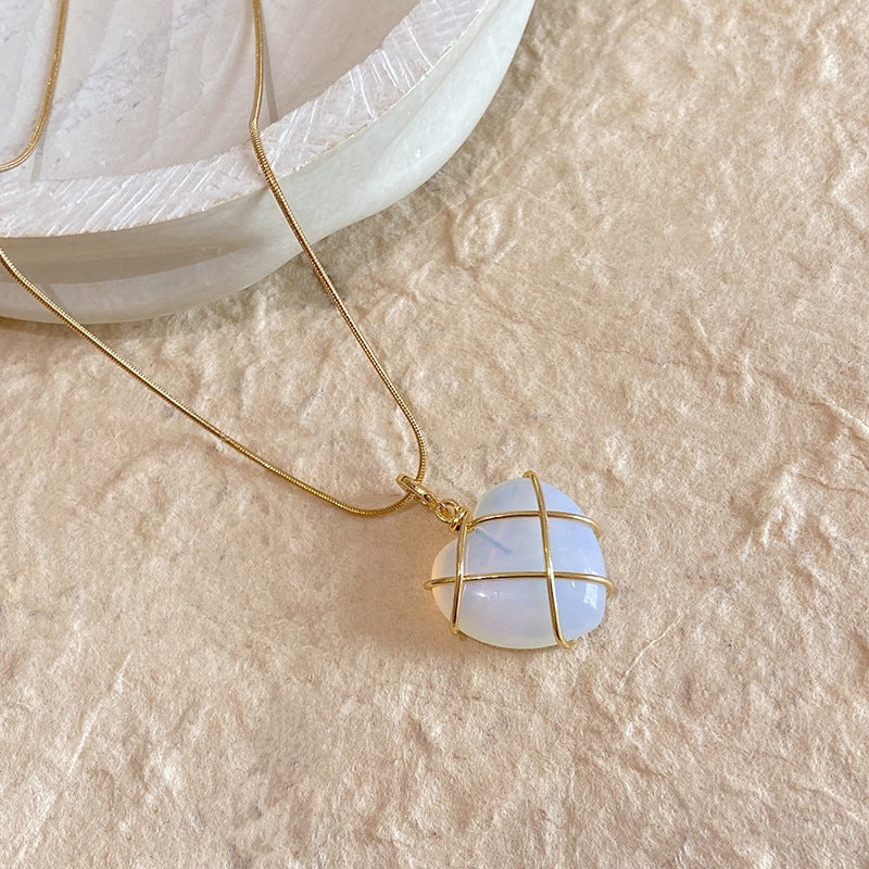 Fashion Moonstone Necklace - Kaldas Online Shopping