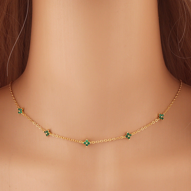 Little Flowers Necklace - Kaldas Online Shopping