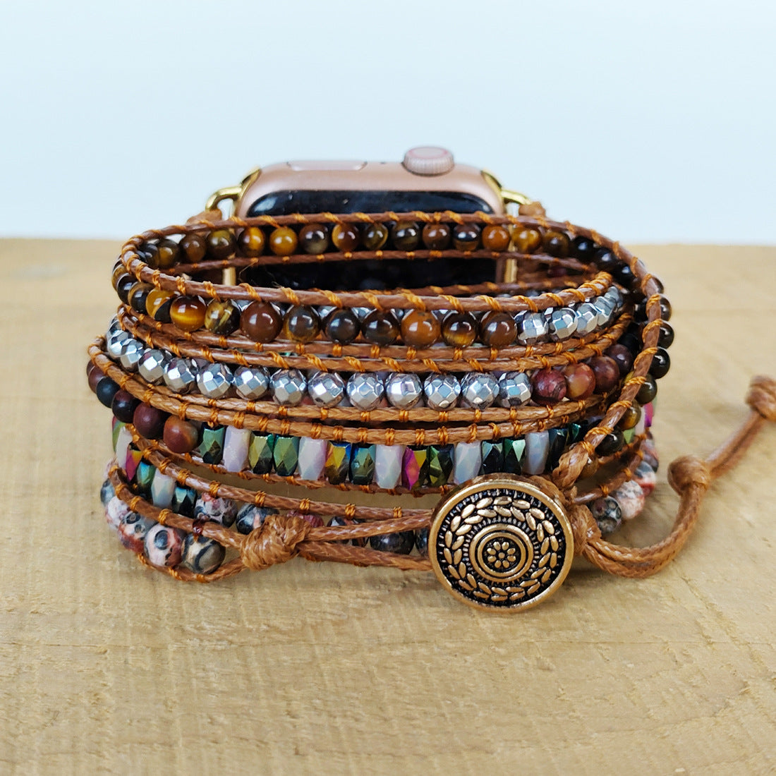 Natural Rough Woven Watch Band - Kaldas Online Shopping
