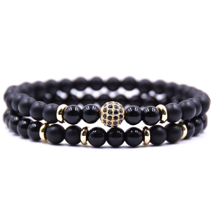 Natural Stone Micro Zircon Bracelet - Kaldas Online Shopping