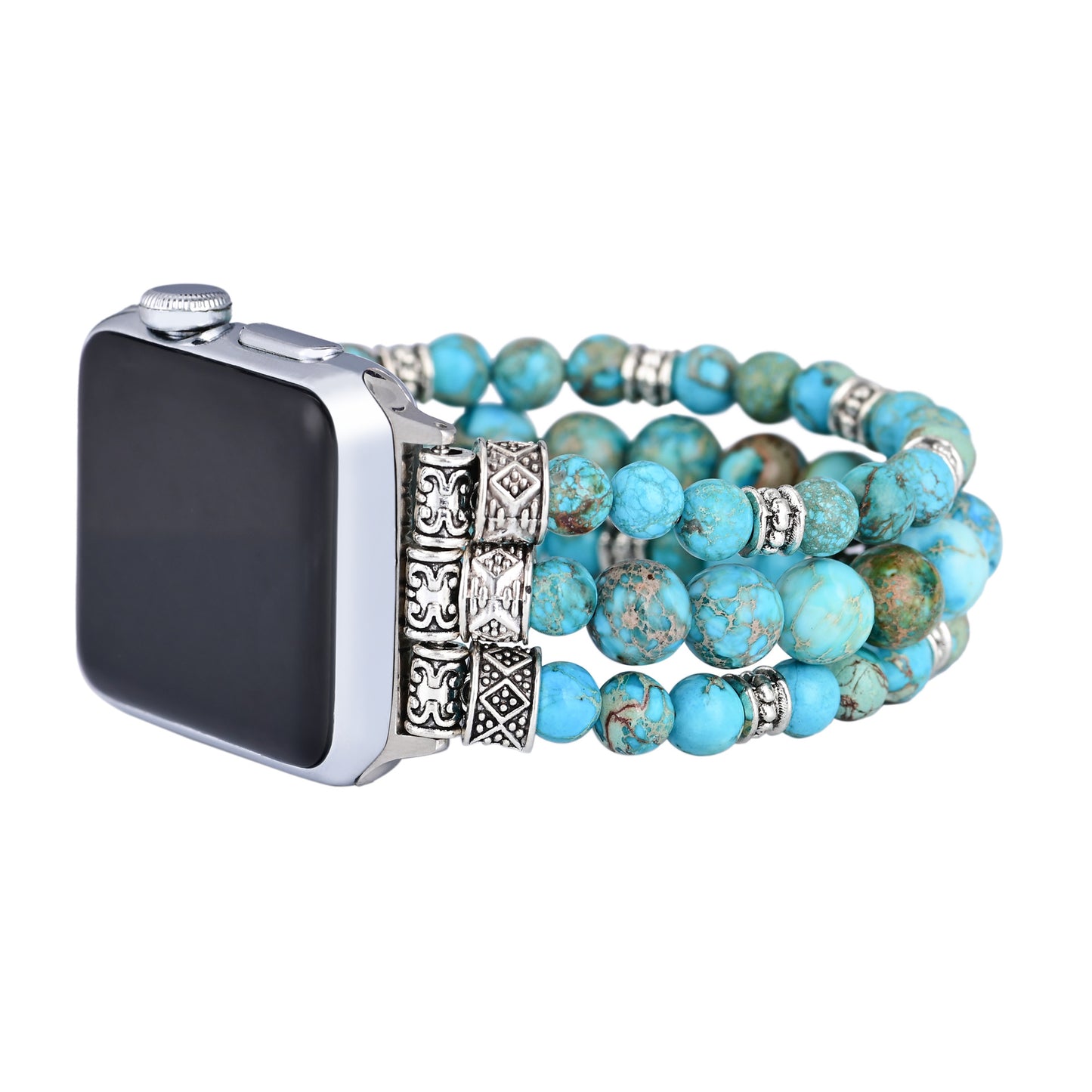 Fashionable All-match Turquoise Beaded Watch Band - Kaldas Online Shopping