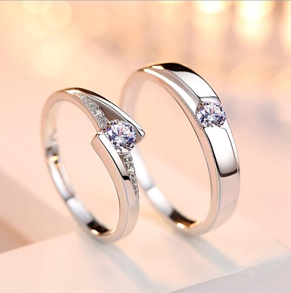 Silver Couple Rings - Kaldas Online Shopping