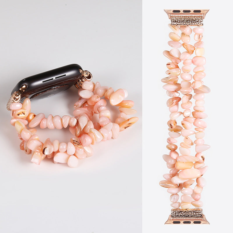 Handmade Beaded Bracelet Watch Band - Kaldas Online Shopping