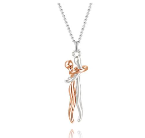 Couple Hug Necklace - Kaldas Online Shopping