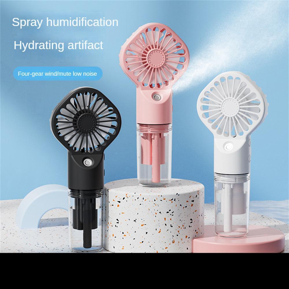 USB Rechargeable Mist Fan with Humidifier - Kaldas Online Shopping