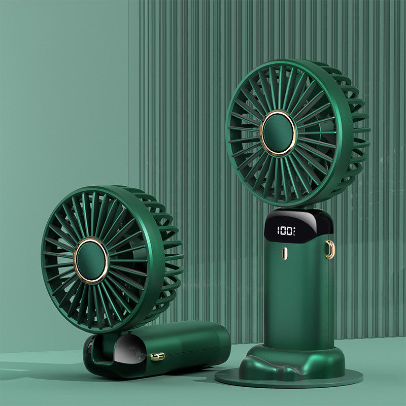 USB Rechargeable Foldable Handheld Fan with 5 Speeds