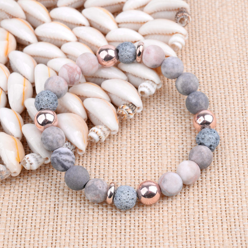 Lava Stone Braided Bracelet - Kaldas Online Shopping