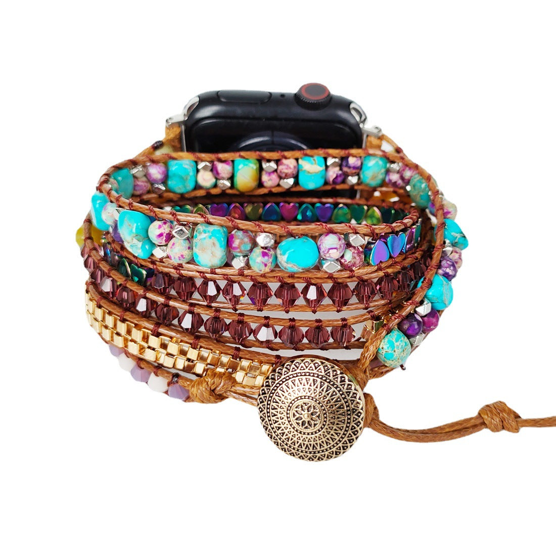Natural Rough Woven Watch Band - Kaldas Online Shopping