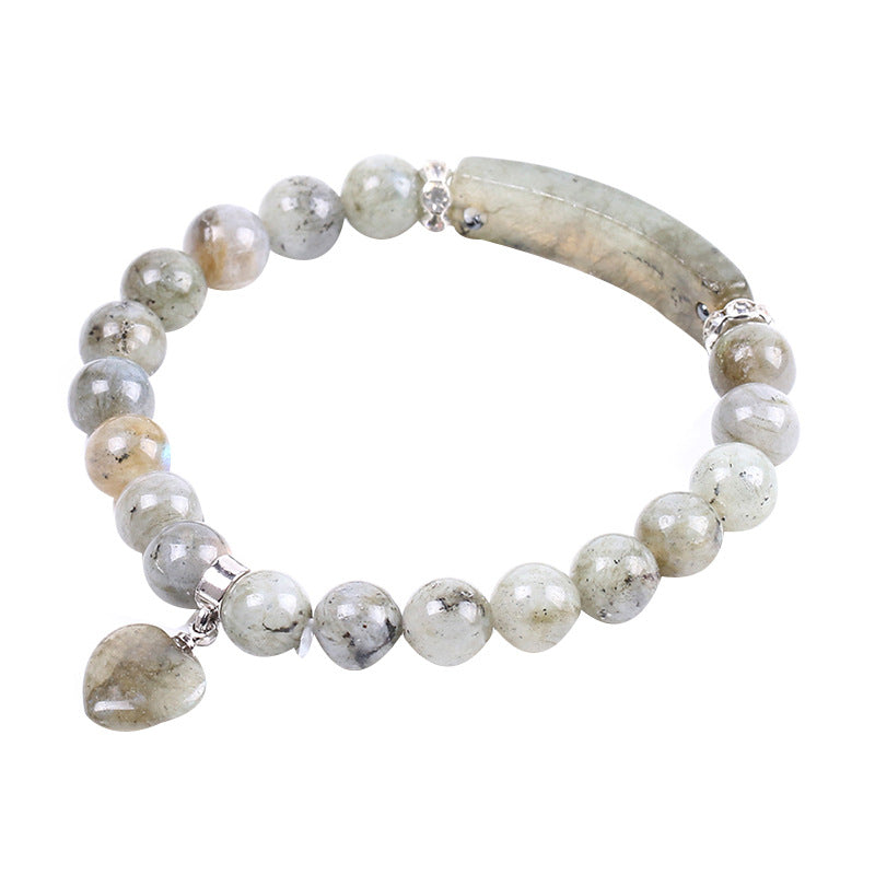 Natural Labradorite Stone Bracelet - Kaldas Online Shopping