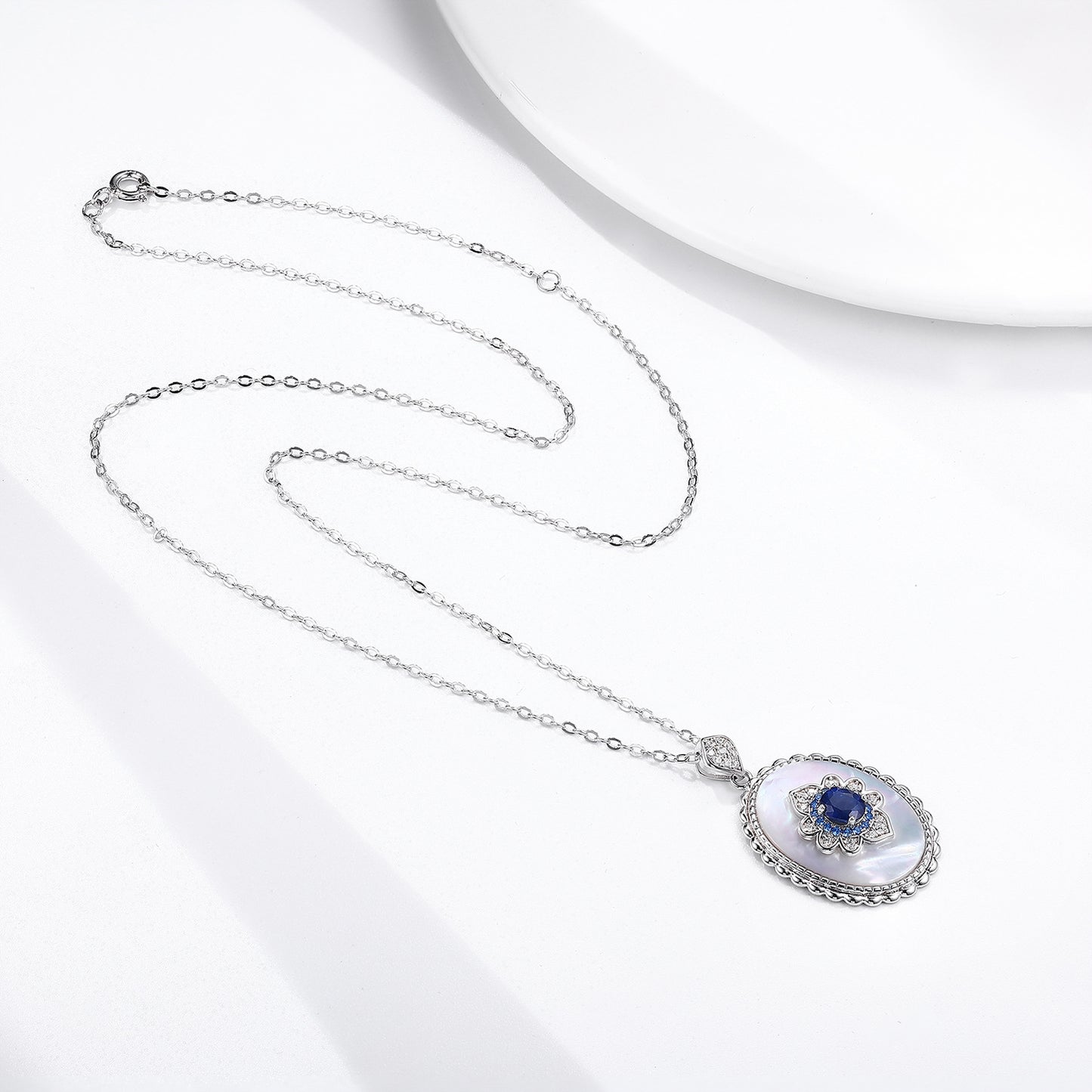 Silver Pendants Chain Necklace - Kaldas Online Shopping