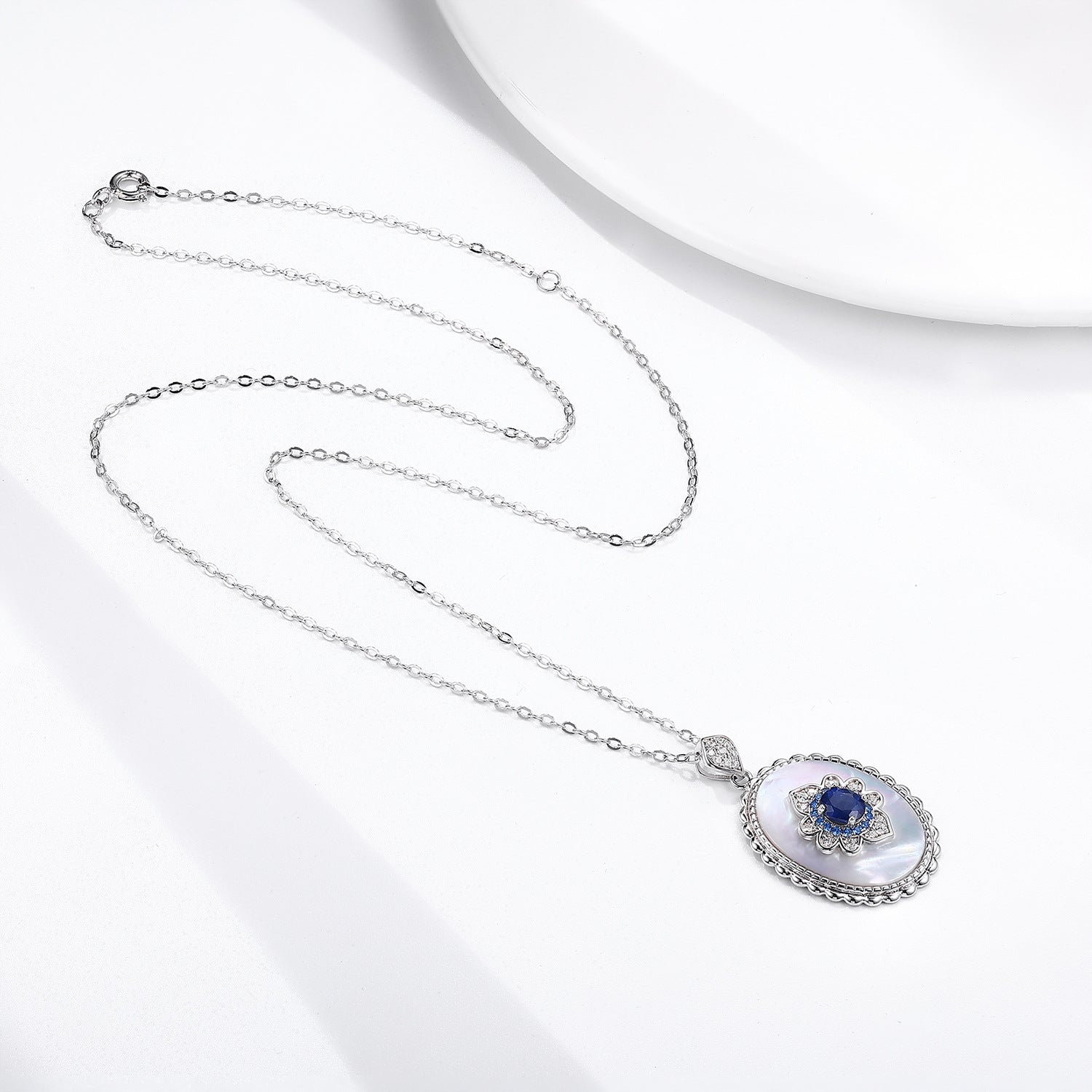 Silver Pendants Chain Necklace - Kaldas Online Shopping