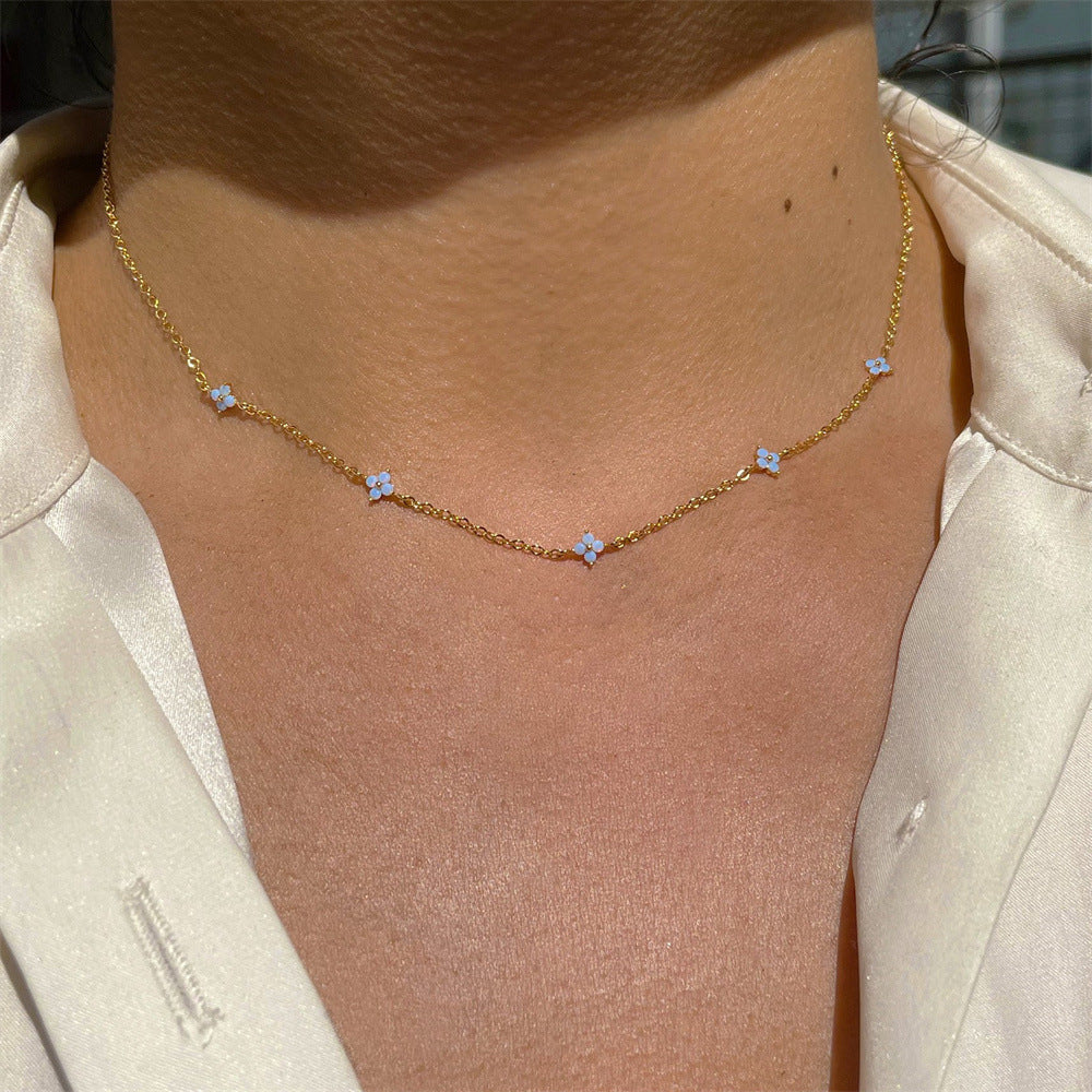 Little Flowers Necklace - Kaldas Online Shopping