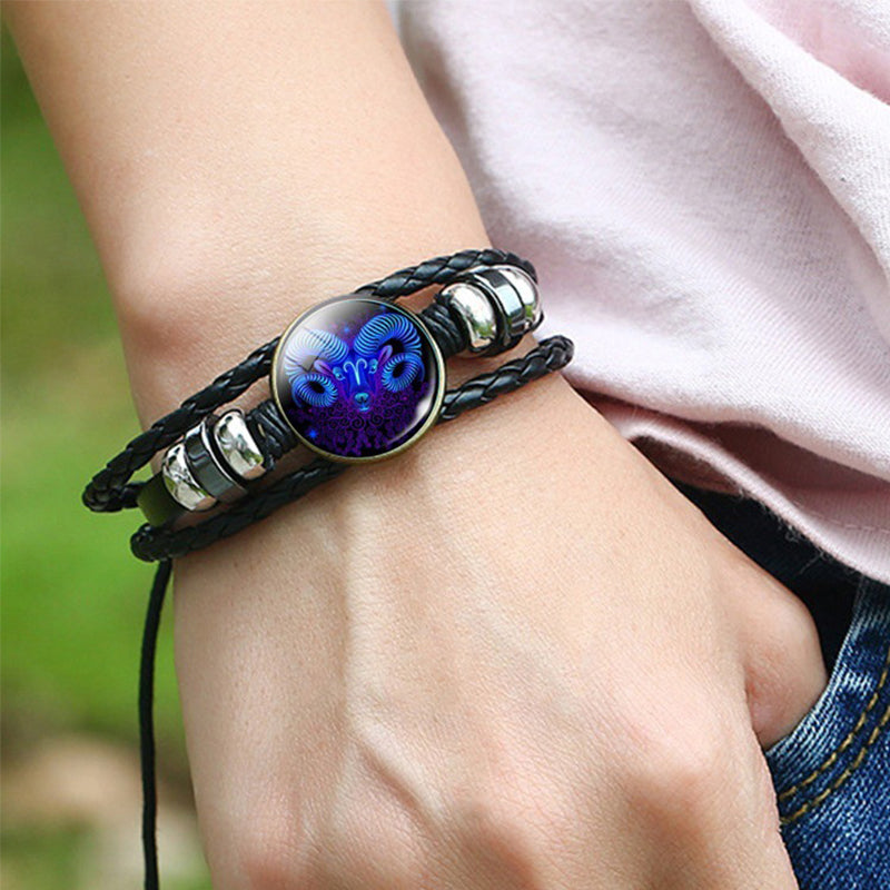Zodiac Design Bracelet - Kaldas Online Shopping