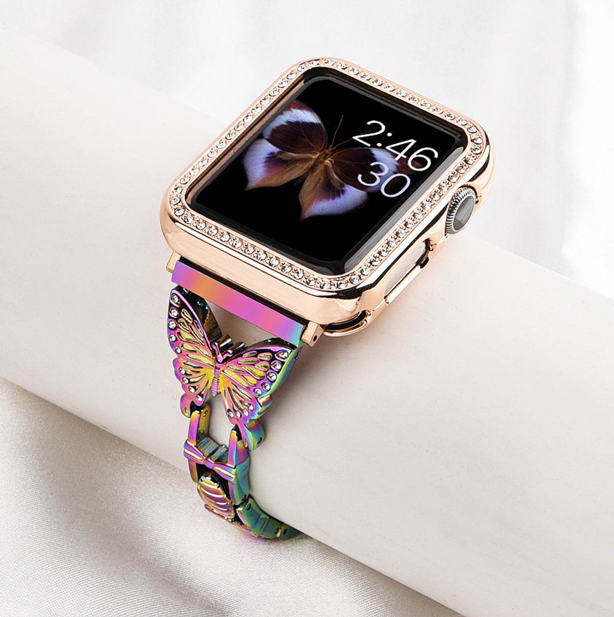 Small Butterfly Alloy Smart Watch Band - Kaldas Online Shopping