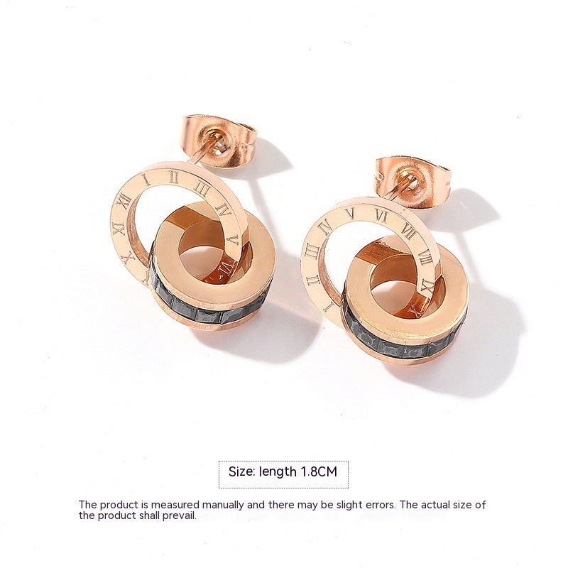 Feminine Titanium Earrings