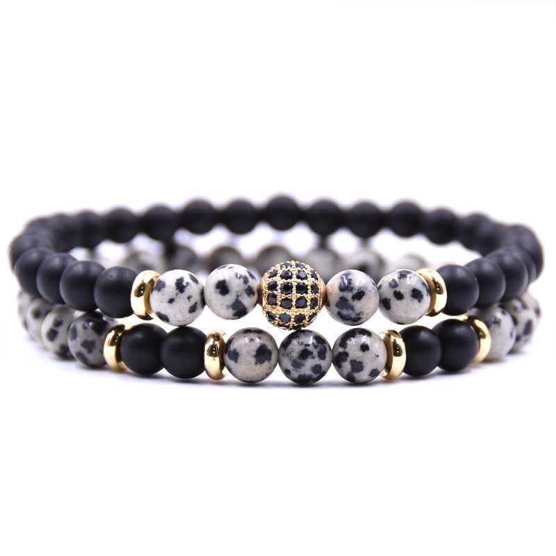 Natural Stone Micro Zircon Bracelet - Kaldas Online Shopping