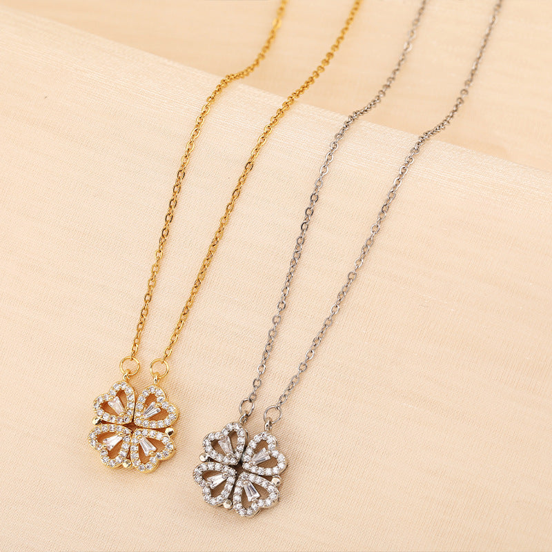 Four-leaf Clover Necklace - Kaldas Online Shopping