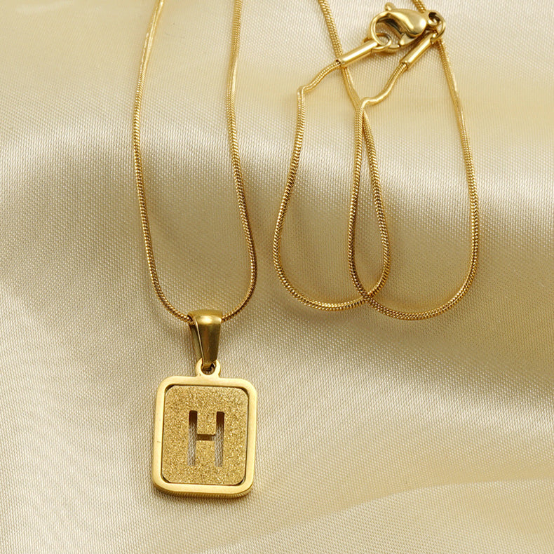 Alphabet Necklace - Kaldas Online Shopping