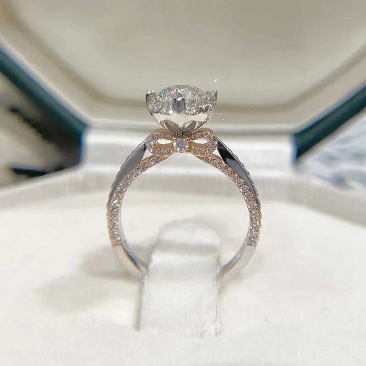 Silver Ribbon Bow Ring - Kaldas Online Shopping