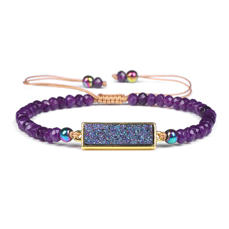 Natural Stone Wheel Beads Bracelet For Women - Kaldas Online Shopping
