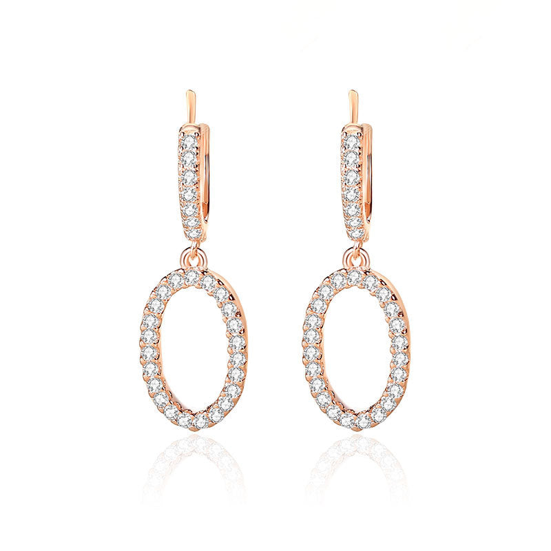 925 Sterling Silver Circle Earrings