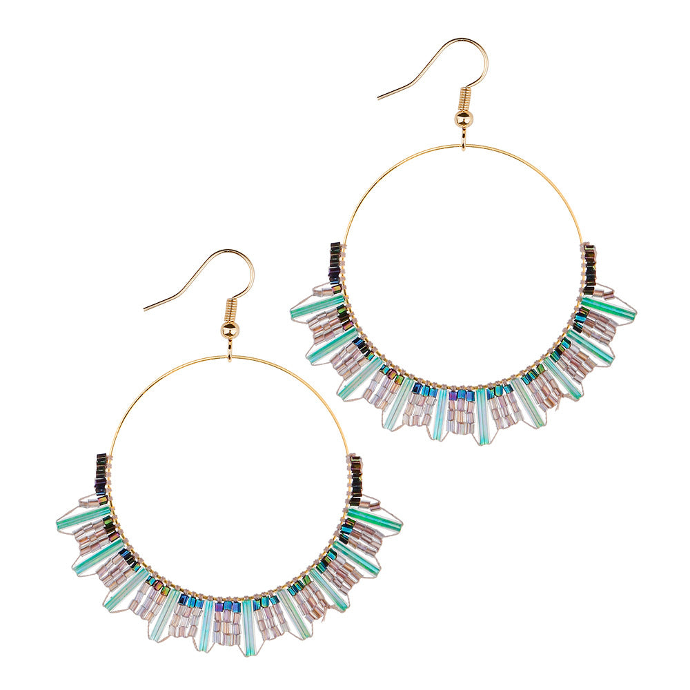 Ethnic Style Retro Beaded Earrings - Kaldas Online Shopping