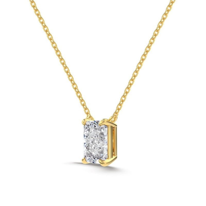 S925 Silver White Ice Flower Cut Diamond Necklace - Kaldas Online Shopping