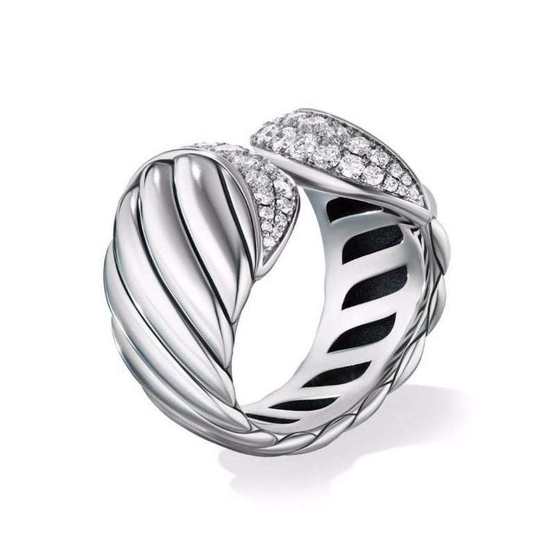 925 Sterling Silver Double-headed Snake Ring