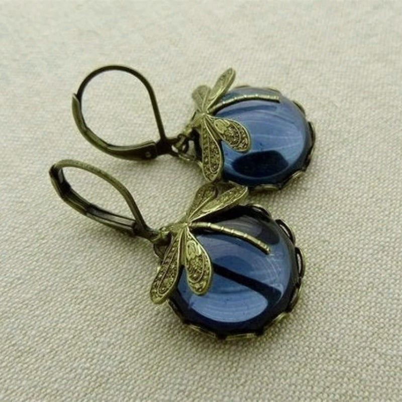 Moonstone Drop Earrings - Kaldas Online Shopping