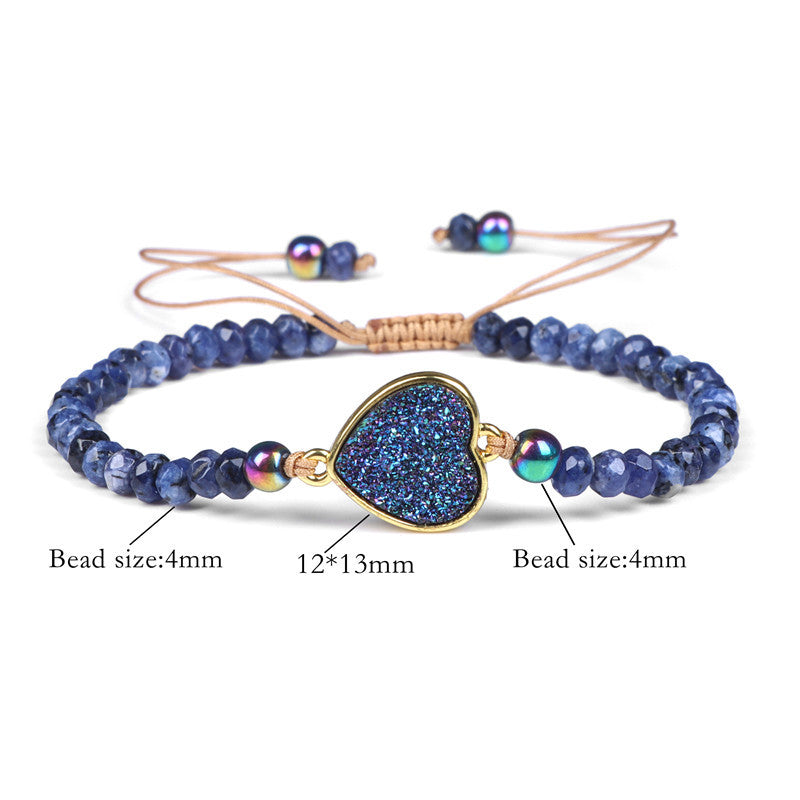 Natural Stone Wheel Beads Bracelet For Women - Kaldas Online Shopping