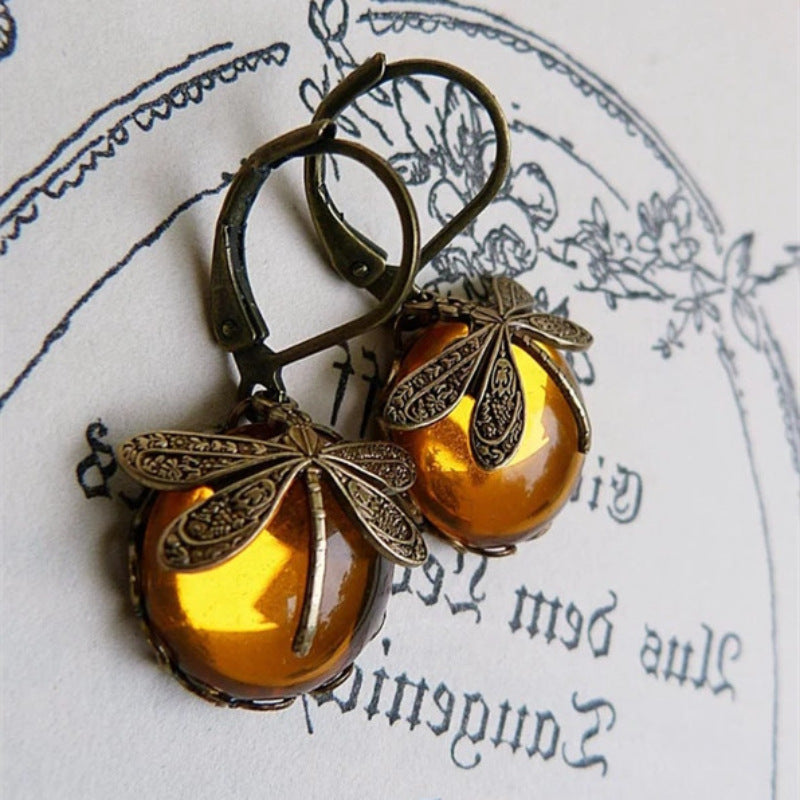 Moonstone Drop Earrings - Kaldas Online Shopping