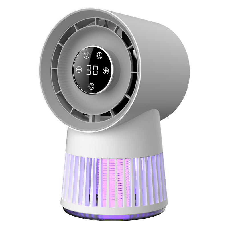 2-in-1 USB Rechargeable Electric Mosquito Killer Desk Fan - Kaldas Online Shopping