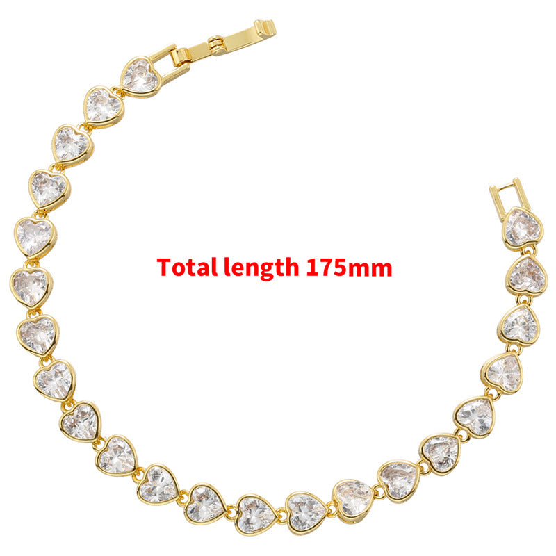 Casual Heart Bracelet/Necklace - Kaldas Online Shopping