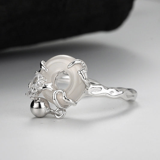 Peace Buckle Ring For Women - Kaldas Online Shopping