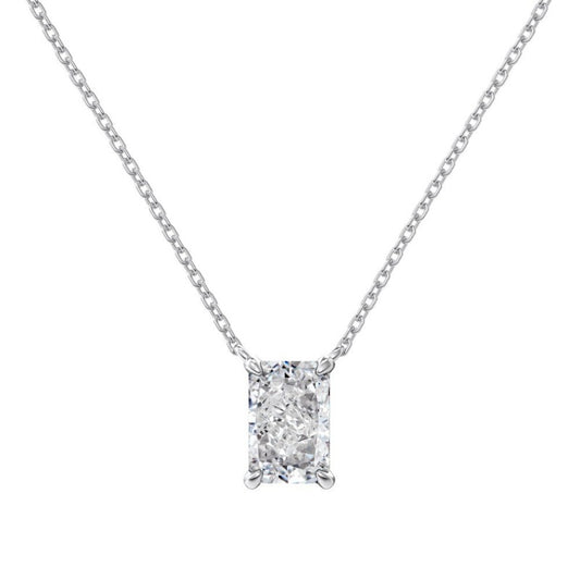 S925 Silver White Ice Flower Cut Diamond Necklace - Kaldas Online Shopping