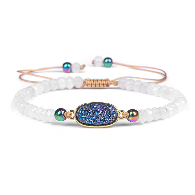 Natural Stone Wheel Beads Bracelet For Women - Kaldas Online Shopping