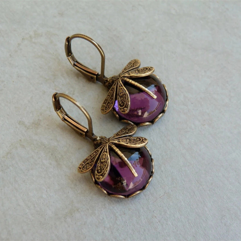 Moonstone Drop Earrings - Kaldas Online Shopping