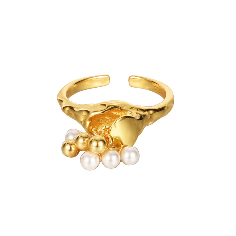 Sterling Silver Grape Cluster Ring - Kaldas Online Shopping