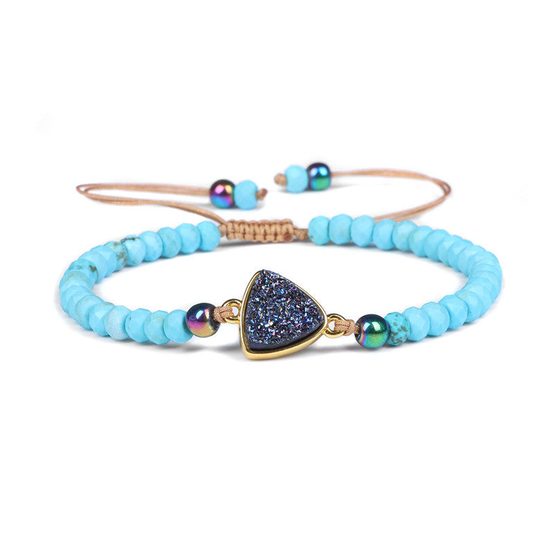 Natural Stone Wheel Beads Bracelet For Women - Kaldas Online Shopping