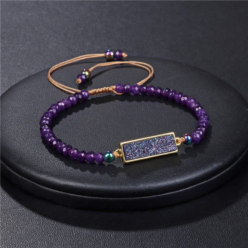 Natural Stone Wheel Beads Bracelet For Women - Kaldas Online Shopping