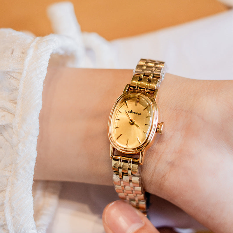 Oval Steel Watch Women