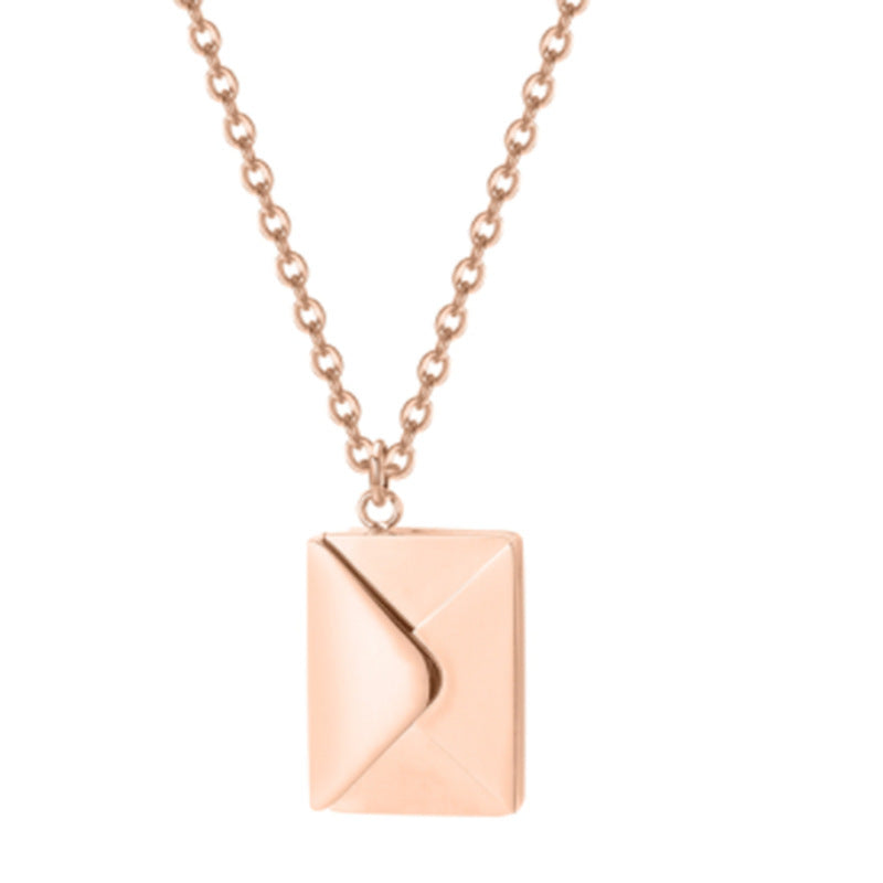 Envelope Love you letter Necklace - Kaldas Online Shopping