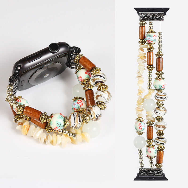 Bohemian Handmade Beaded Watch Band - Kaldas Online Shopping