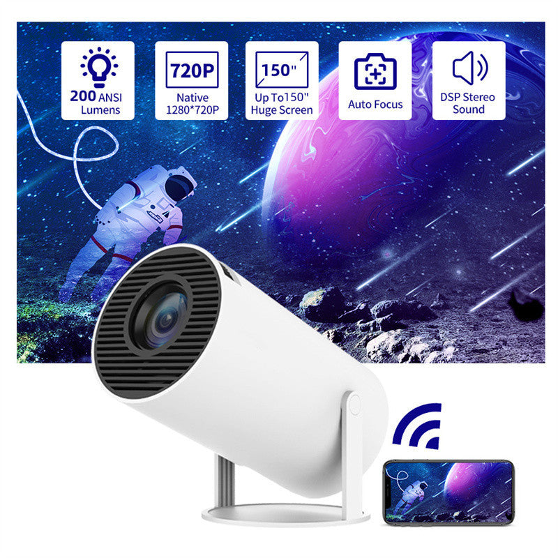 Portable Home Video Projector with Automatic Focus
