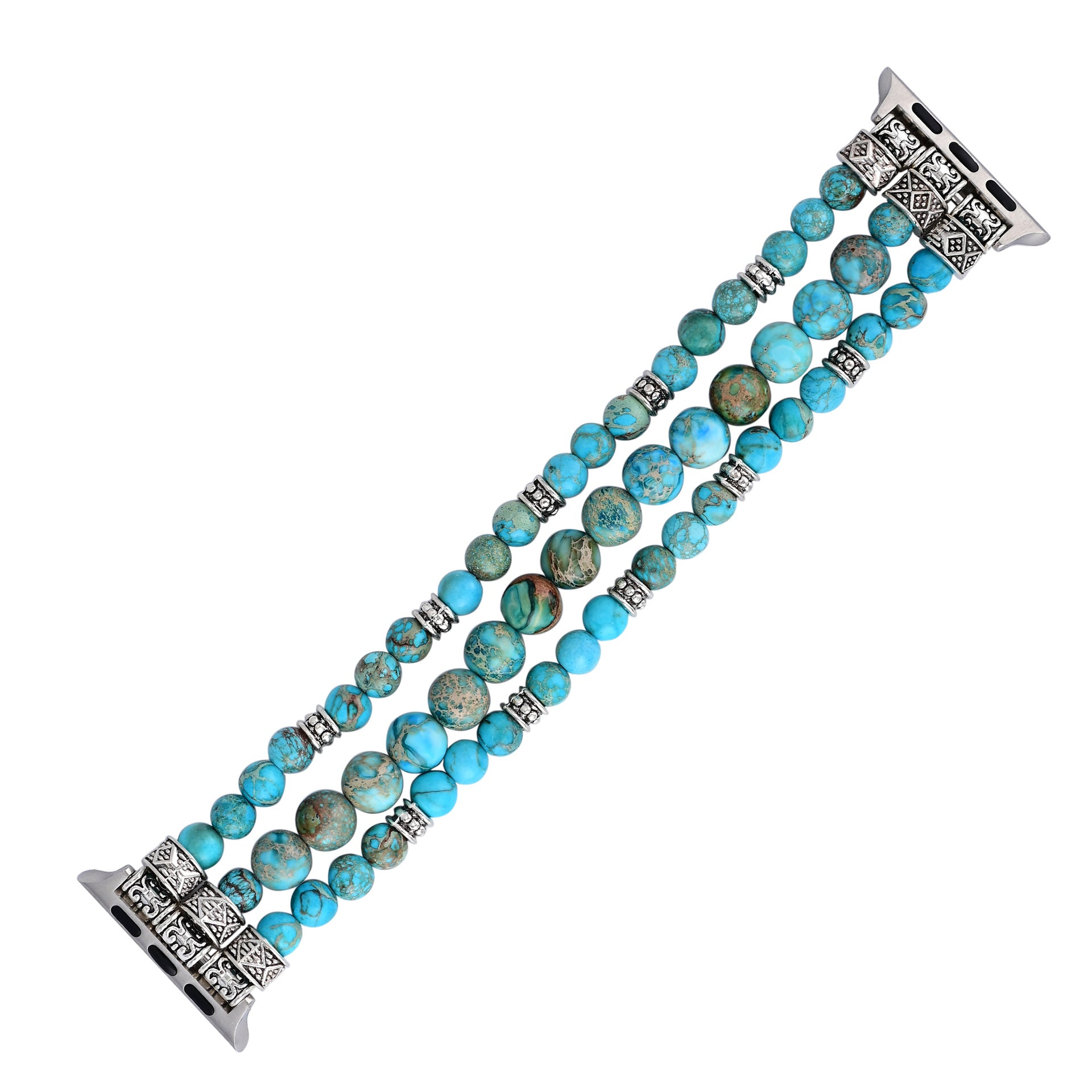Fashionable All-match Turquoise Beaded Watch Band - Kaldas Online Shopping