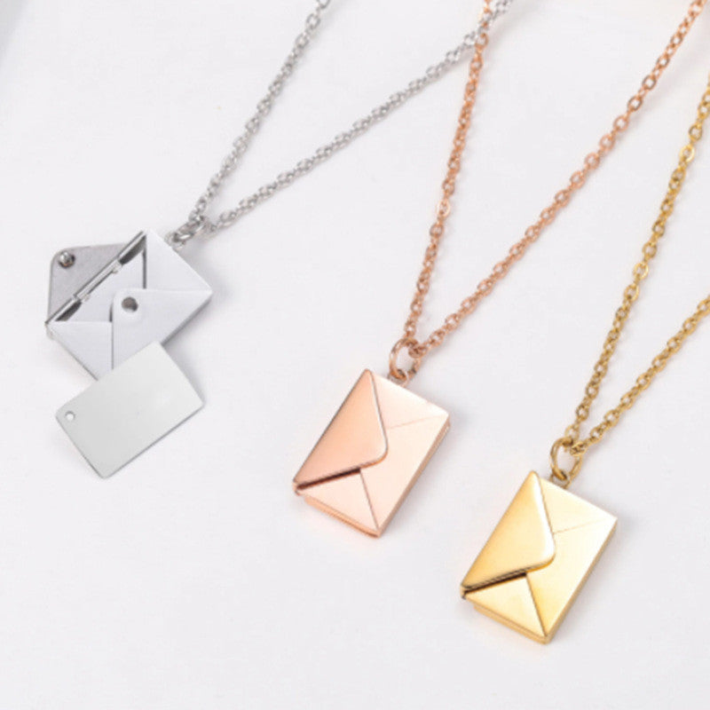 Love Envelop Necklace - Kaldas Online Shopping