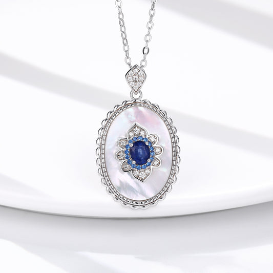 Silver Pendants Chain Necklace - Kaldas Online Shopping